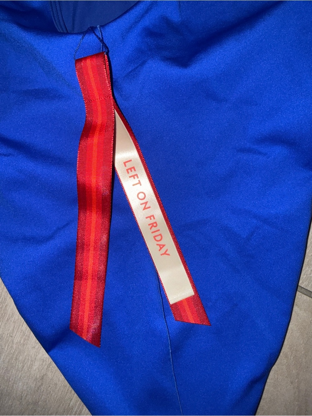 Left On Friday Royal Blue One-Piece Swimsuit - Picture 8 of 8